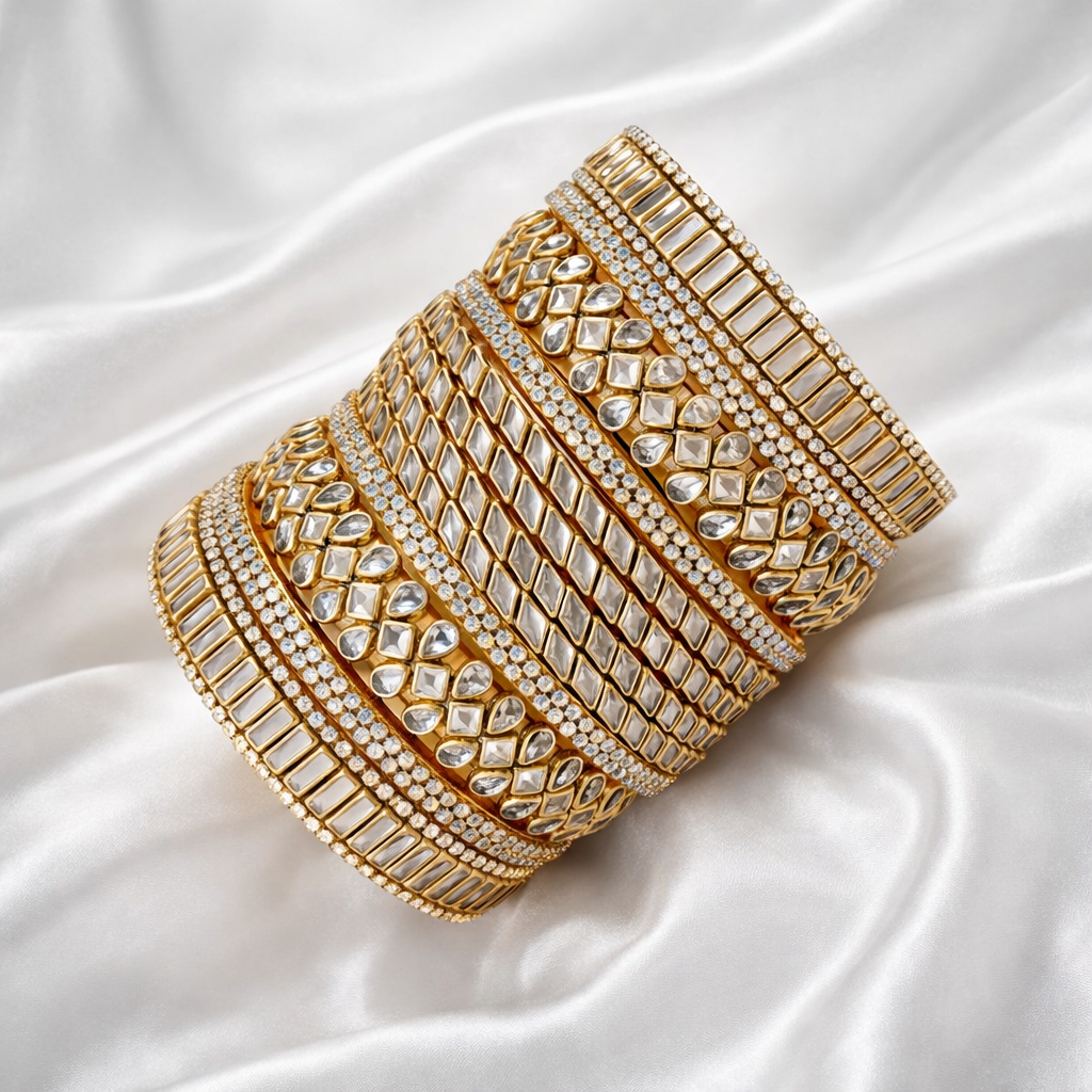 Silk Thread Bangles Set (Handmade) – Custom Size
